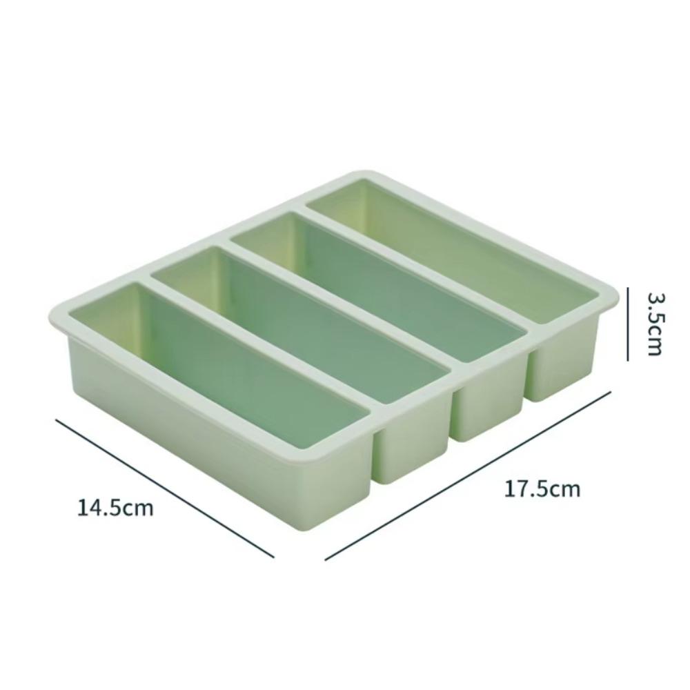 Silicone Ice Mold with Lid Food Sauce Storage New Food Freezing Molds