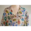DIMANAF 2025 Women Plus Size Spring Dress Vintage Floral Loose Basic Elegant Long Dress Cotton Casual