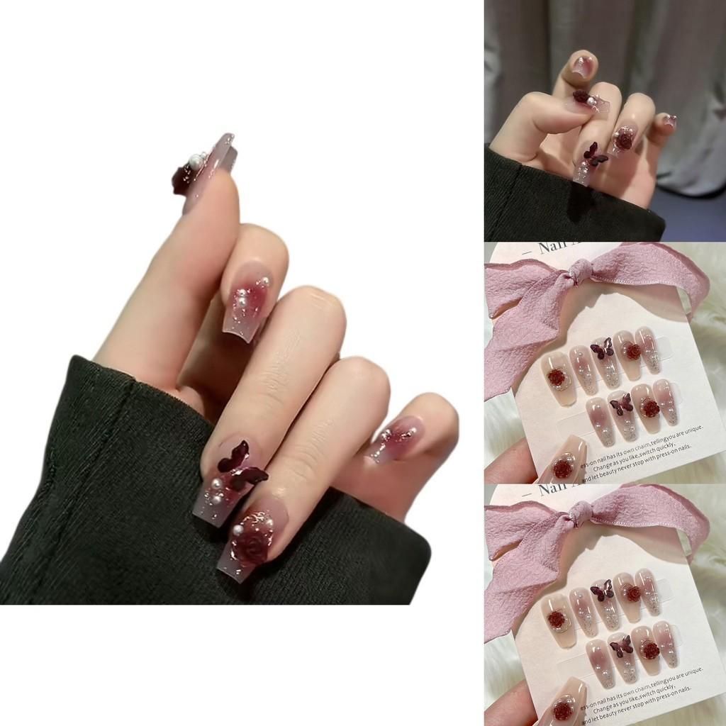 Wholesale Nail Wraps In Plum Jam Color Suitable For All Sizes Xs S M L