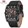 Watch Barrel Type Case Electromechanical Bicycle Men's Watch Genuine Leather Strap Men's Watch