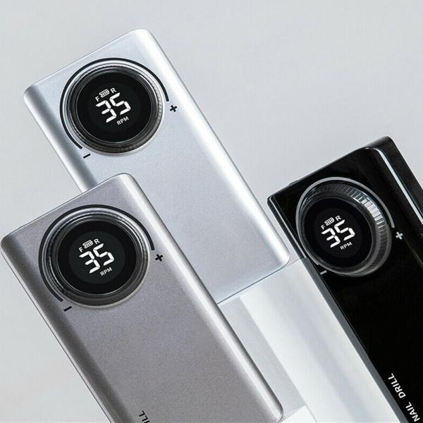 30000RPM Tragbare Wiederaufladbare Elektrische Nagel Bohrer Bits Maniküre Maschine Stift Pediküre 6 Bits Bohrer Mühle Cutter Maschine Nagel Kit