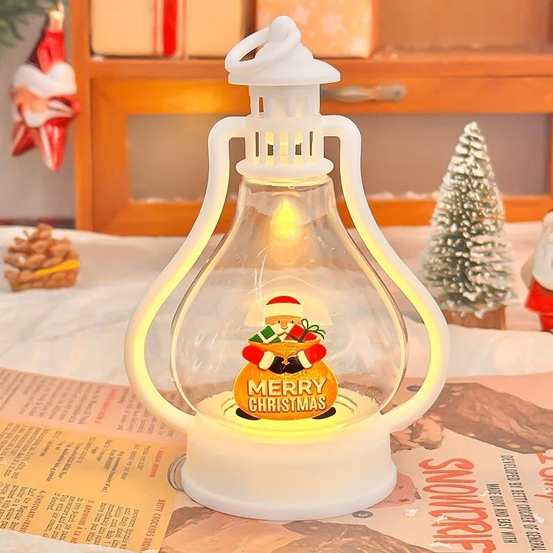 

LED Lantern Christmas Decorations Lights WarmLight Handheld Window Display Christmas Tree Pendant Creative Props for Room Decor