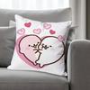 M-Mamegoma S-Seal Cute Meme Pillow Cases for Bedroom Living Room Sofa Home Decor Polyester Cushion Cover with Zipper
