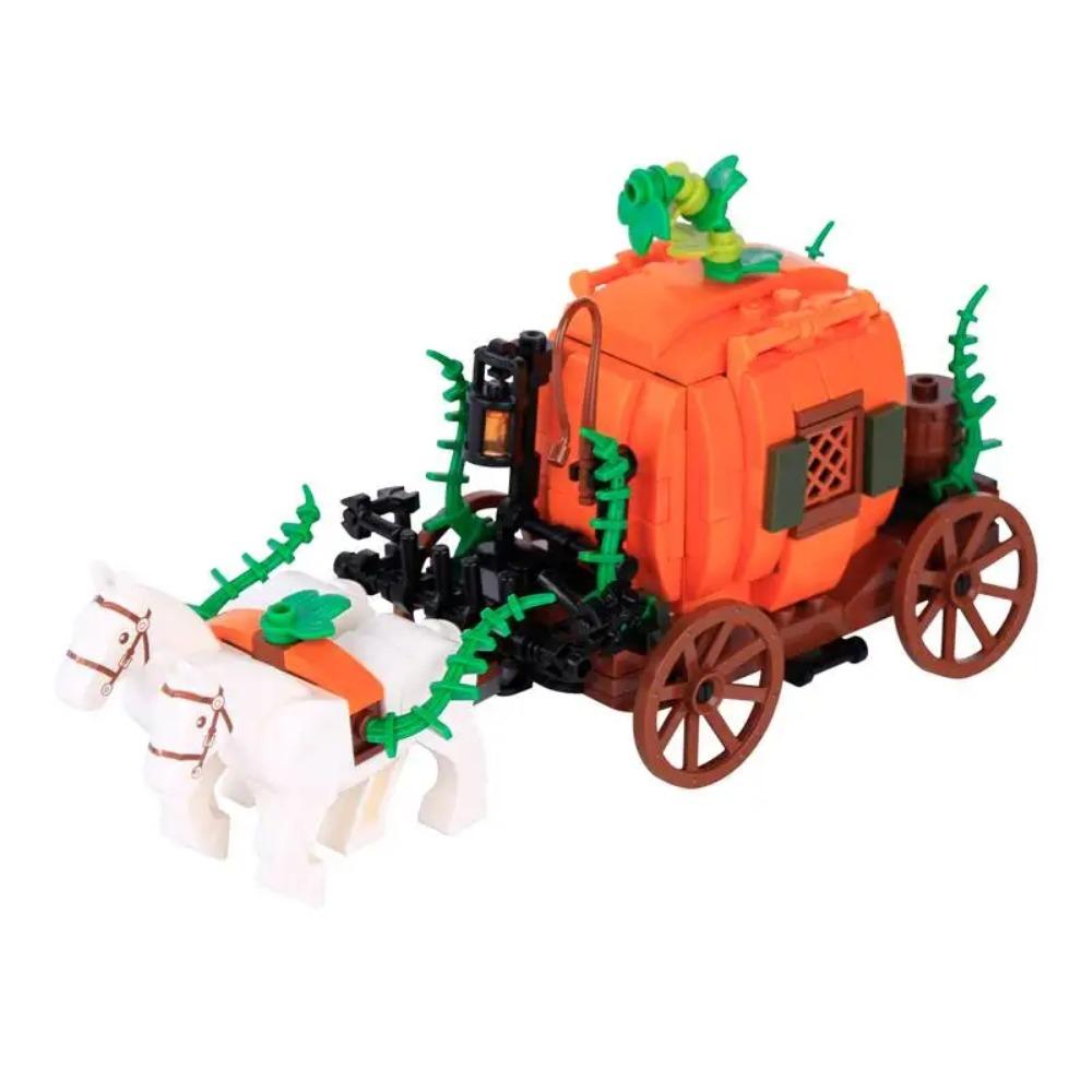 Halloween Scéna Stavebnice Postava MOC Hřbitov Náhrobek Had Myš Dýně Auto Netopýr Pouliční lampa Svíčka Cihla Hračka Dárek K023