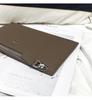 Women's Ultra-Thin Genuine Leather Wallet 2025: Top Grain Cowhide Clutch with Phone & Card Holder, Simple Zipper Design
