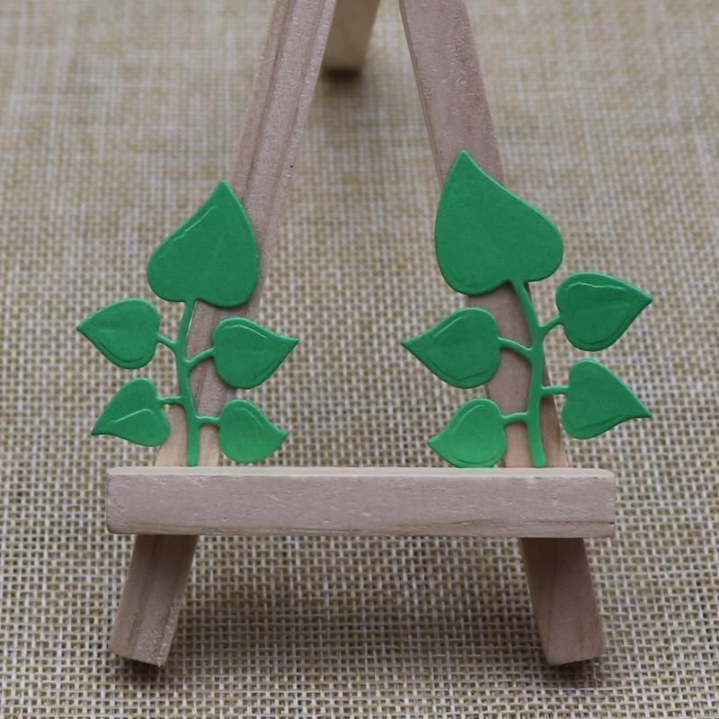 2Pcs/lot Metal Cutting Dies Cut Die Mold Leaves Bud Decor Scrapbook Paper Craft Blade Punch Stencil