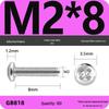 4.8 Grade Galvanized Phillips Round Head Screw (M2-M8)