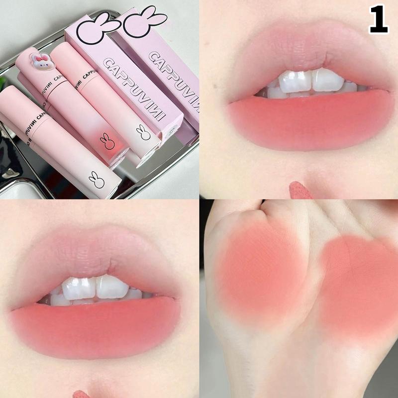 Cappuvini Velvet Matte Lip Mud Lipstick Mousse Chestnut Waterproof Long Lasting Smooth Lip Gloss Women Lip Makeup Cosmetics 1