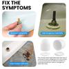 8PCS Plastic Toilet Seat Bolt Cover Caps Unsightly Fixtures For Modern Bathroom Aesthetics