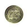 YES/NO Commemorative Decision Coin – Magic Metal Gift for Events & Sales