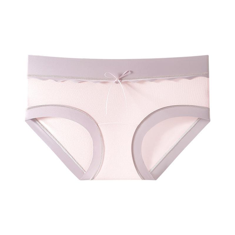 Female Summer 10A Mulberry Silk Antibacterial Crotch Breathable Bag Hip Stretch No Trace Briefs