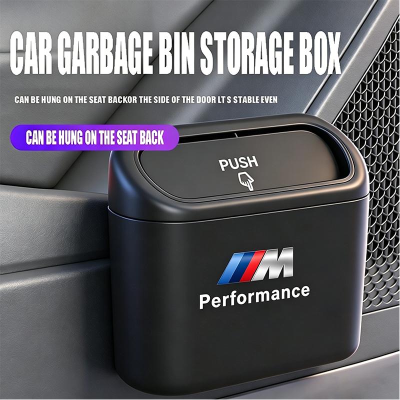 Car Door Trash Can Garbage Bin Storage Box Auto Valve Cap Accessories For BMW X1 X2 X3 X5 X4 X6 X7 iX3 F20 F10 F07 E70 E46 E90 E