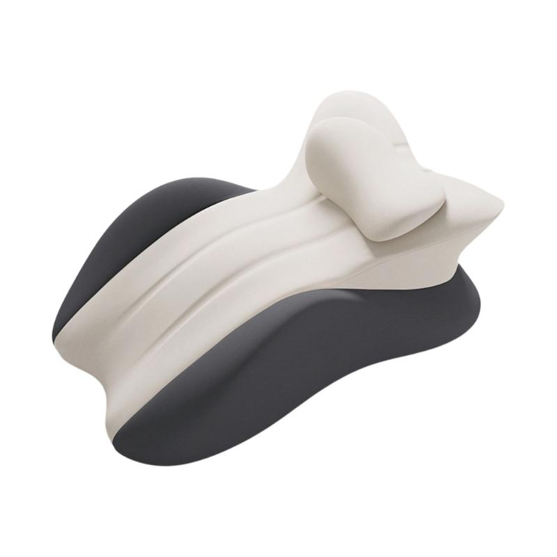 Ergonomic Memory Foam Pillow for Side Sleepers Reading Bed with Removable Cover