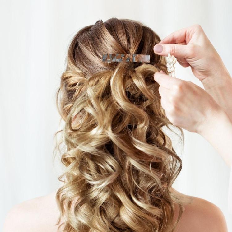 Praktiskt Hårspänne i Acetat Casual Håraccessoarer Eleganta Hårspännen för Kvinnor Skapa Sofistikerade Frisyrer