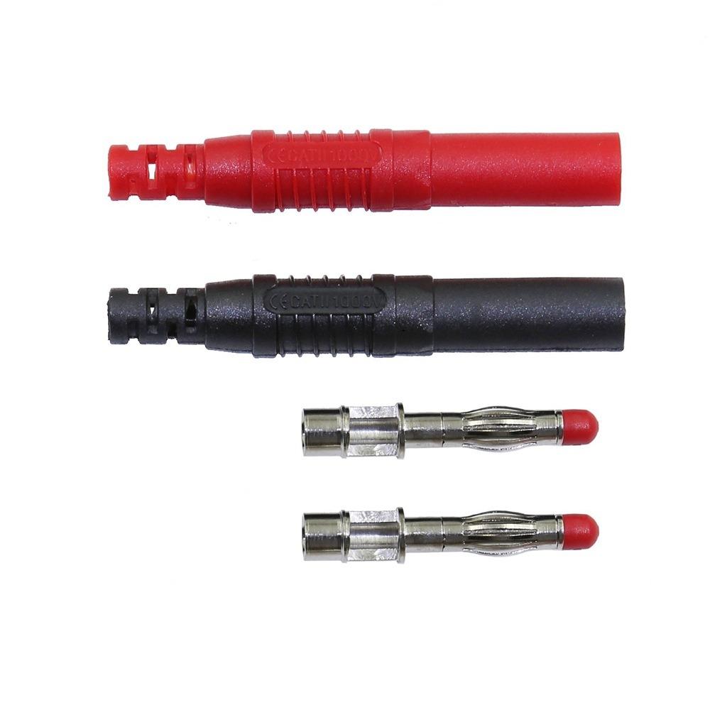 5pcs Connector Banana Socket 4mm Plug Banana Jack Test Seat Banana Plug For Instrumentation