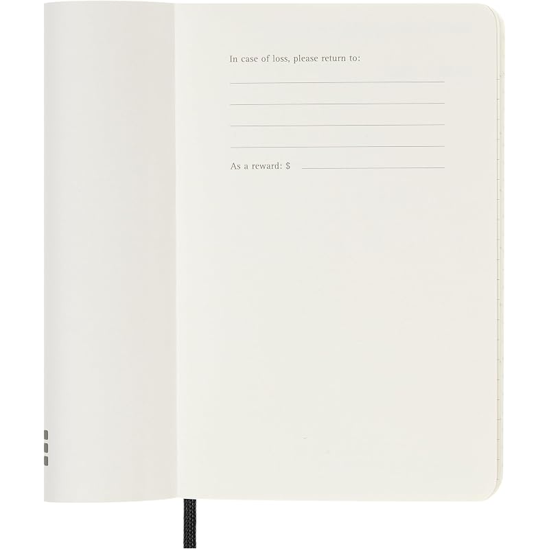 Moleskine 2026 Weekly Diary, July Start, 18 Months, Pocket Size (9cm x 14cm), Soft Cover, Black DSB18WN2Y27