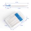 200 Pcs/Box Silicone Interdental Brushes Super Soft Dental Cleaning Brush Dental Floss Double-headed Toothpicks Oral Care Tool