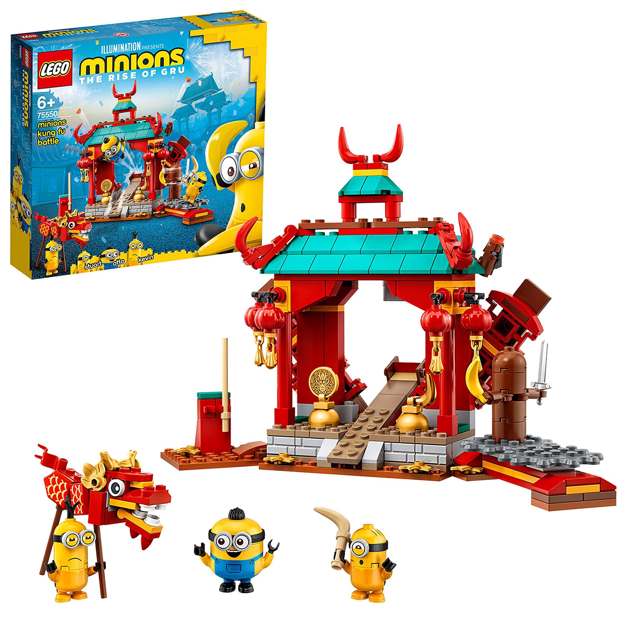 

LEGO Minions Kung Fu Battle 75550 Toy Blocks Gift for Boys and Girls Ages 6 and Up