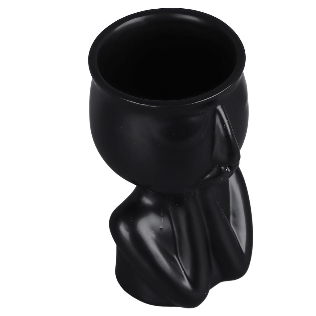 Ceramic Face Planter Pot Nordic   Modern Innovative Face   Planter Pot for   Hotel Desktop Ornaments