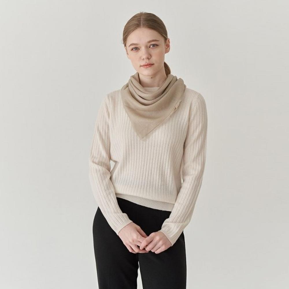 Dal Cashmere Air Cashmere 100 Scarf Shine Brown Single option