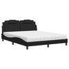 VidaXL Bed with Mattress, Upholstered Bed with Headboard Cushion, Double Bed, Adult Bed, Bedroom Furniture 3208803