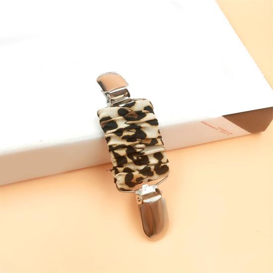 Clip per Maglione Bocca d'Anatra Elastico Geometrico Flessibile Fermo Decorazione Abbigliamento Gioiello Regalo Donna Scialle