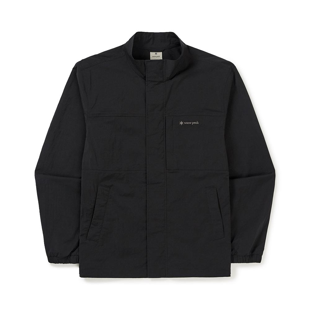 SNOWPEAK Route Stand-neck Windbreaker Black (S25MMRWB64)