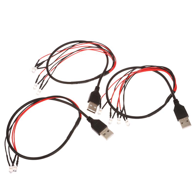 1 Stück 2/4/6 LED-Perlen mit USB-Anschluss 5V Miniatur Superhelle Lampe DIY Modellbau für Diorama DIY Handarbeit