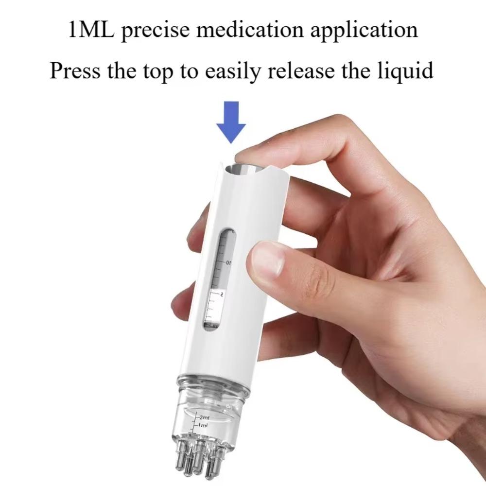 Multi-Function Mini Portable Head Applicator Anti-Frizz Massage Guide Liquid Comb Gift