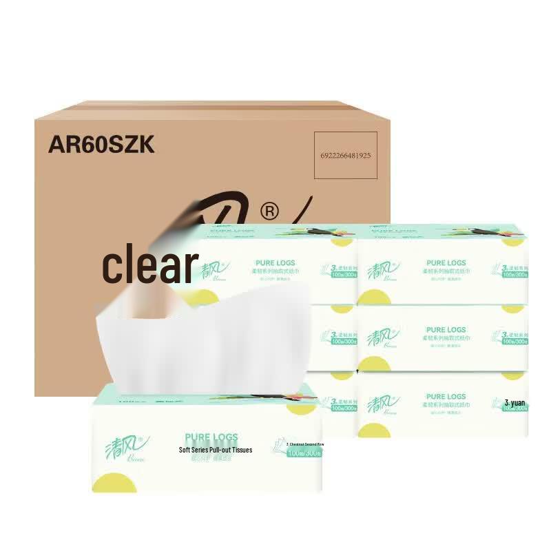 Qingfeng Tough Series 3-Ply Facial Tissues