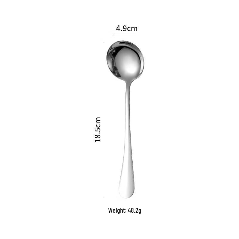 DEKEBAG 304 Stainless Steel Round Spoons
