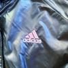 [USED] adidas bench coat black pink small