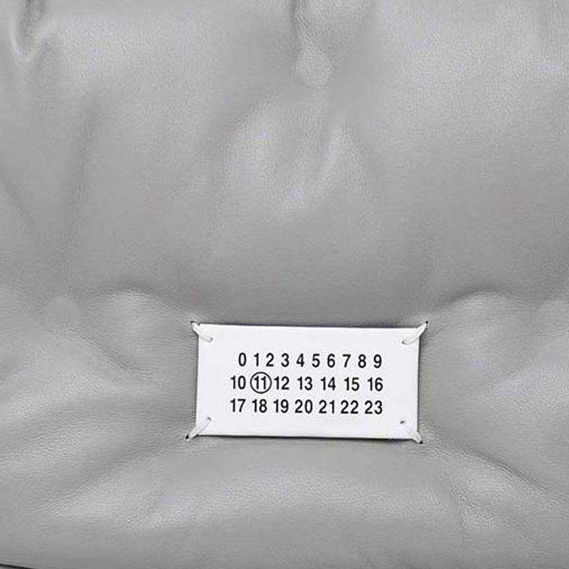 Maison Margiela Glam Slam Grain Nappa Leather Crossbody Bag, Shoulder Bag Women's Gray SB1WG0019P4300T8050