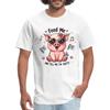Feed Me and Tell Me I'm Pretty 100% Cotton T-shirt Mens Tees Top (Funny Graphic Tee Shirt)