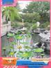 Stainless Steel & Copper Wrought Iron Lotus Pond Decoration - Outdoor Garden Water Feature