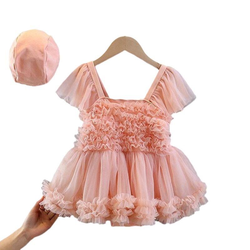 Girls' Summer One-Piece Swimsuit: Trendy 2025 Style for Ages 3-6