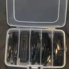 Transparent 5 Grids Plastic Storage Box, Multi-purpose Organizer Case for Small Items, Jewelry, Fishing Tackle, Beads, Hardware with Lid & Lock