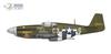 Alma Hobby US Army Air Force Mustang Modelo de plástico ADL70041 Color de moldeo 1/72 P-51B