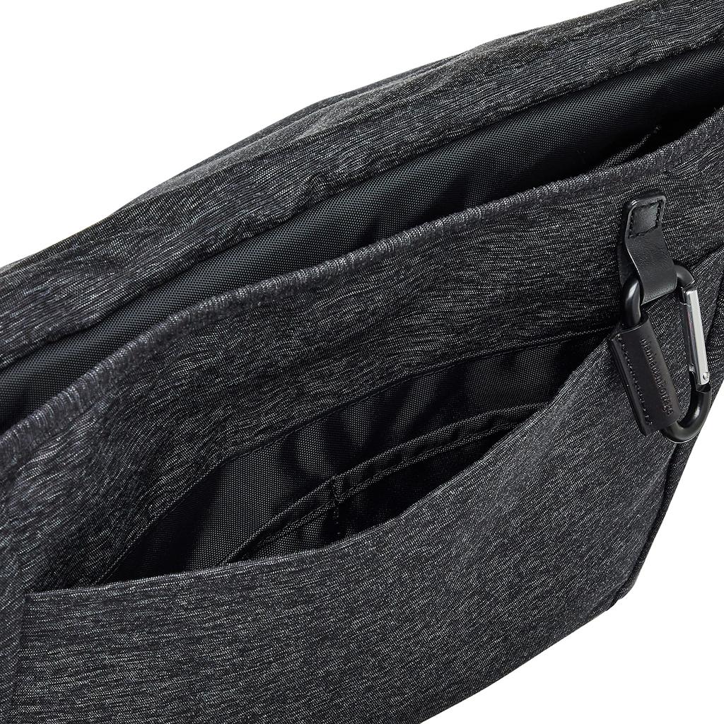 Black Label Produkt Oryginalny Torba Messenger ROSS MESSENGER CORDURA OXFORD Czarna [Manhattan Portage] [Oficjalny]