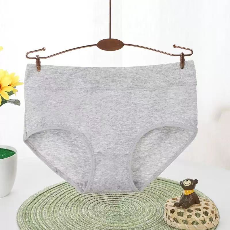 Plus Size Female Spring and Autumn Pure Cotton Belly Lifting Hip Shaping Breathable Waist Triangle Briefs