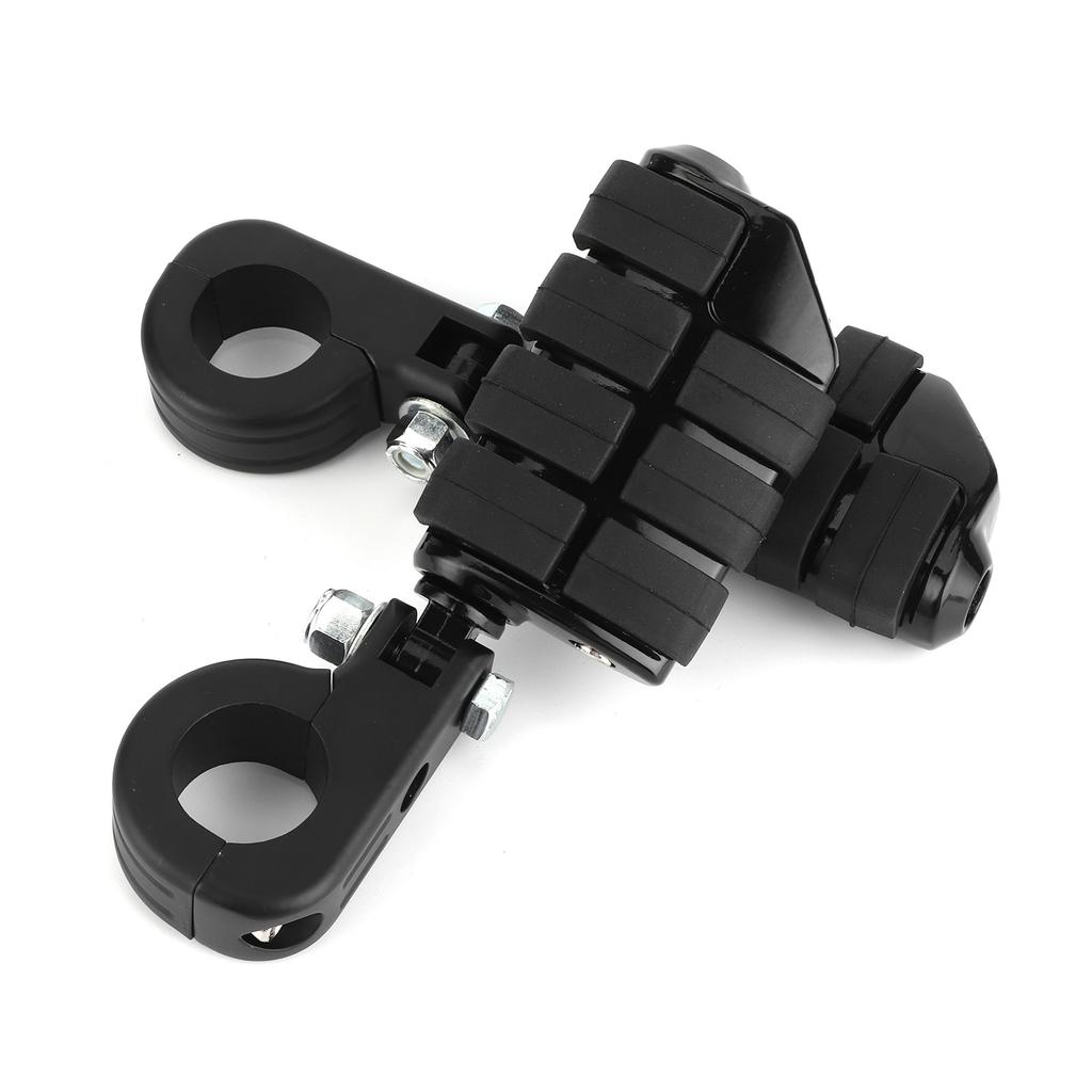 Pair of 1.25in Foot Pegs Footrest with Mounting Brackets Universal for Honda ATV Scooter UTV
