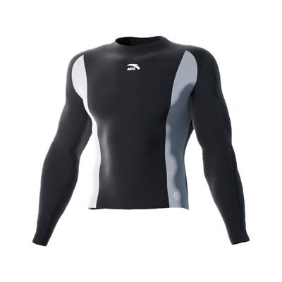 Anta Professional Swimwear Tight Breathable Swimming Pool Special Mens Swimwear Black Long Sleeve UPF50 Sun Protection Men Swimwear 9824232412-1