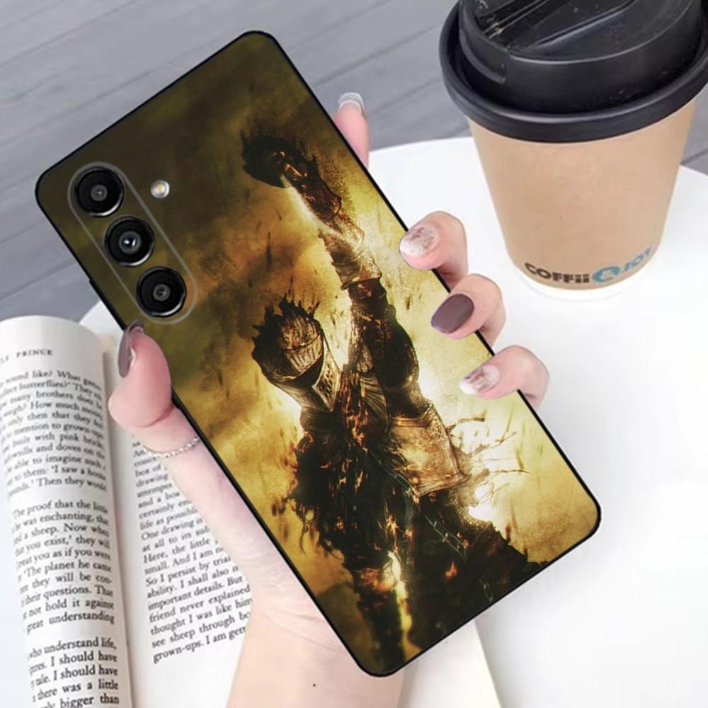D-Dark Game S-Souls Phone Case For Samsung S 25,24,21,22,23,30,20,Ultra,Plus,Fe,Lite,Note,10,9,5G Black Soft