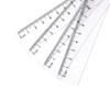 Transparent PS Mini Straight Ruler 10cm Single Scale Measuring Stick