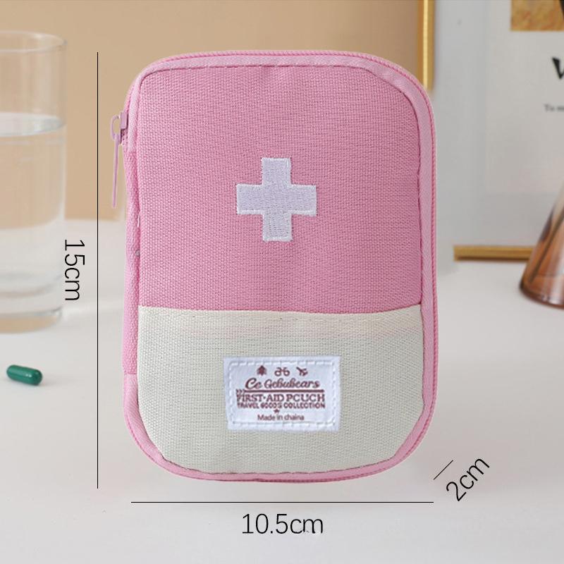 

Mini Portable First Aid Kit for Home, Travel, Outdoor - Small Medical Medicine Storage Box