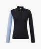 DESCENTE GOLF Women'S Ribbed Mix Long Sleeve T-Shirt (Dq12Wftl22)
