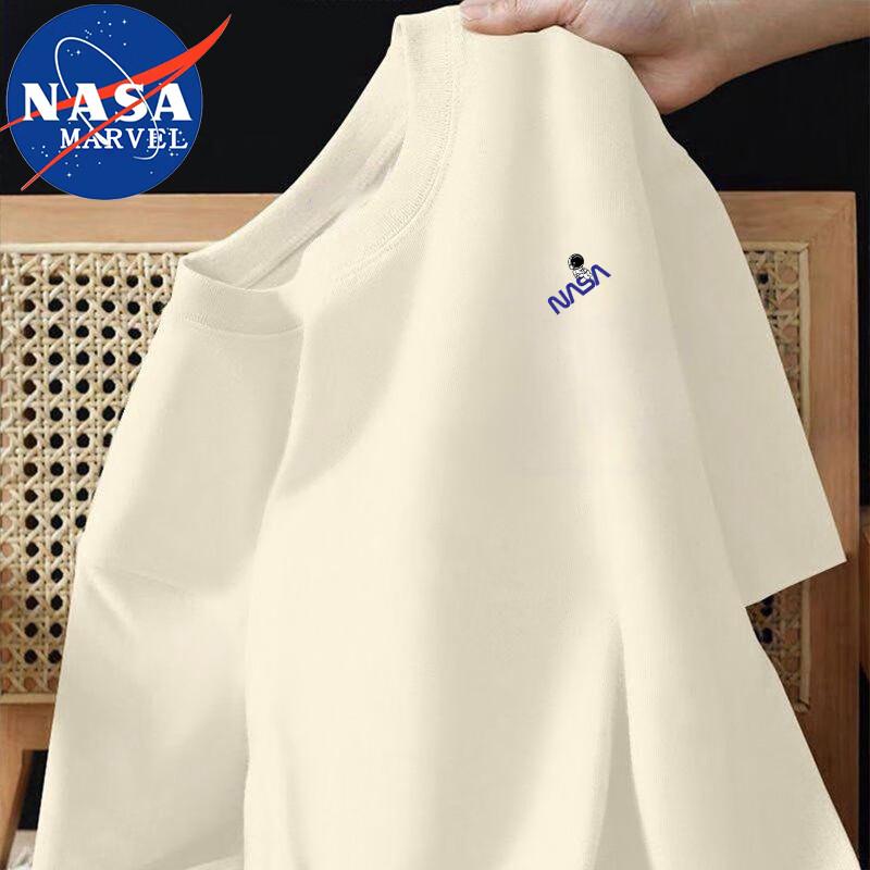 Мужская хлопковая футболка с коротким рукавом NASA MARVEL L