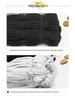 Black and White Flat Latex Elastic Band - Low Elasticity for Clothing