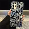 Korean Amber Gold Leopard Print Women Gilrs Phone Case for Samsung Galaxy S25 S24 S23 S22 S21 S20 FE Plus Ultra Silicone Cover