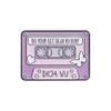 Magnetic Tape Radio Set Metal Enamel Pins Custom Myth Brooches Bag Clothes Lapel Pin Badge Animal Jewelry Gift For Kids Friends
